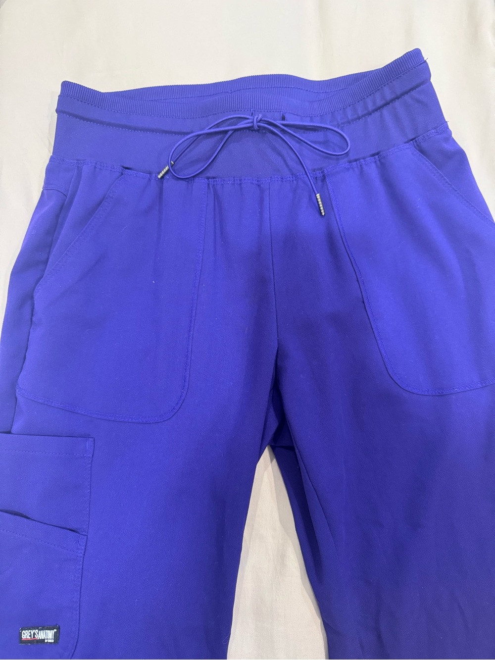 Grey's Anatomy Women’s Drawstring Joggers in Eggplant Purple